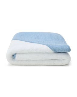 Poetree Kids Wrapping Blanket Chevron Denim Blue
