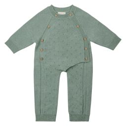 Moalie Pointelle Jumpsuit Sage 50/56