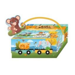 Lantaarn Babydieren Boek en Puzzeltrein