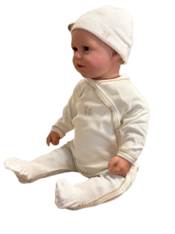 Tutto Piccolo Grijs Vestje Gebreid