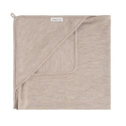 Baby's Only Hooded Blanket Merino Fine Meadow Ecru