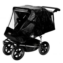 Professional High Quality Raincover Mountain Buggy Duet Twin Double Pushchair 