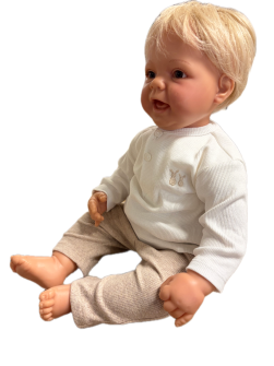 Tutto Piccolo Grijs Vestje Gebreid