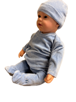Tutto Piccolo Grijs Vestje Gebreid