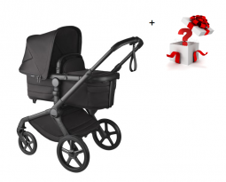 De Bugaboo Donkey2 Mono compleet Zwart/Zwart