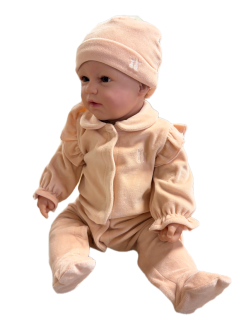 Tutto Piccolo Grijs Vestje Gebreid