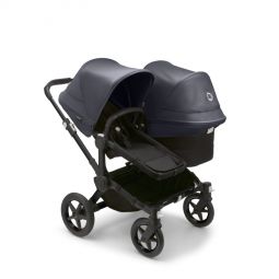 Bugaboo Donkey5 Black/ Stormy Blue Duo Compleet