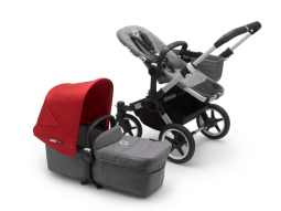 Bugaboo Donkey2 Mono complete Grey/Red