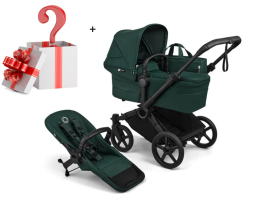 De Bugaboo Donkey2 Mono compleet Zwart/Zwart