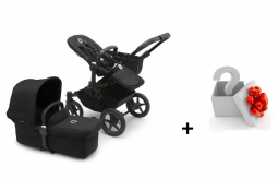 Bugaboo Donkey5 Midnight Black Mono Compleet