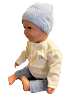 Tutto Piccolo Grijs Vestje Gebreid