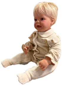 Tutto Piccolo Grijs Vestje Gebreid