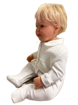Tutto Piccolo Grijs Vestje Gebreid