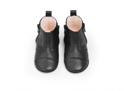 Dusq First Step Shoes Leather Night Black