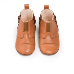 Dusq First Step Shoes Leather Sunset Cognac