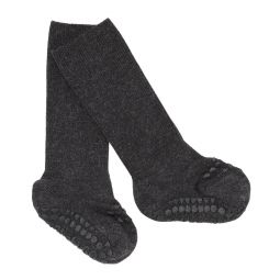 GoBabyGo Bamboo Non-Slip Socks Dark Grey Melange