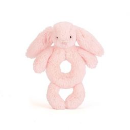 Bashful Pink Bunny Rattle (18 cm) Small