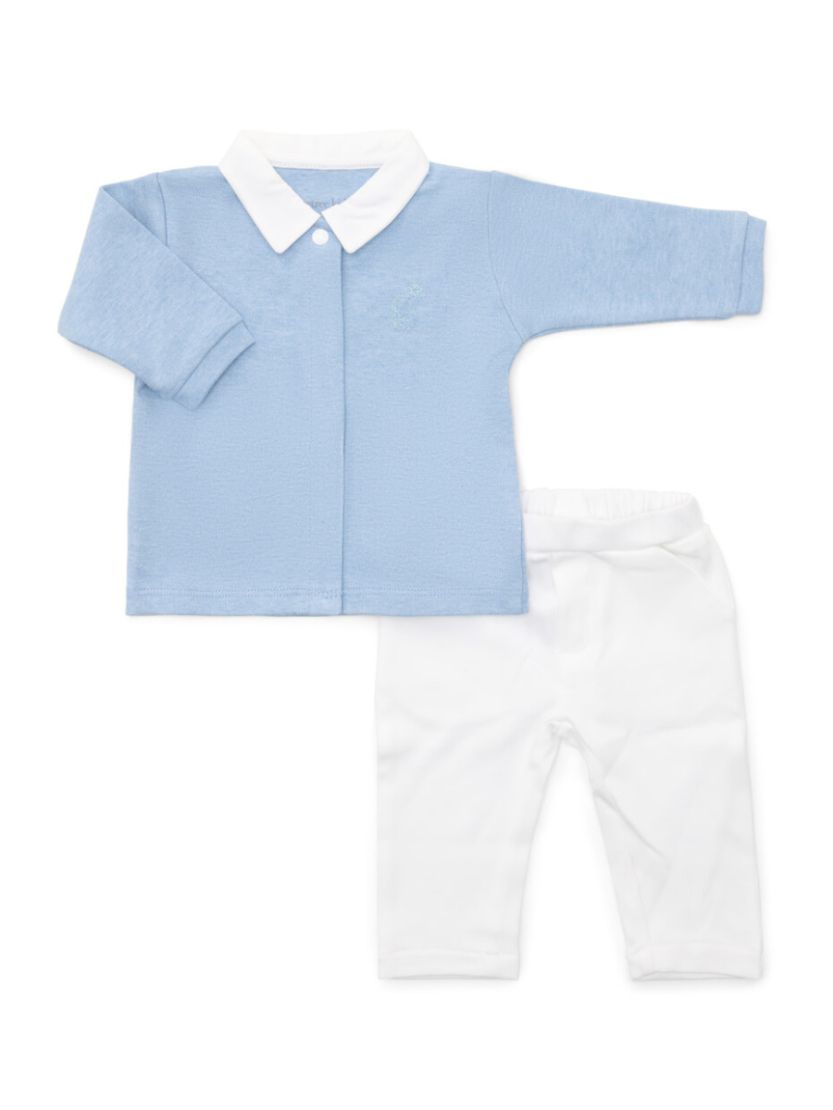 Tutto Piccolo Grijs Vestje Gebreid