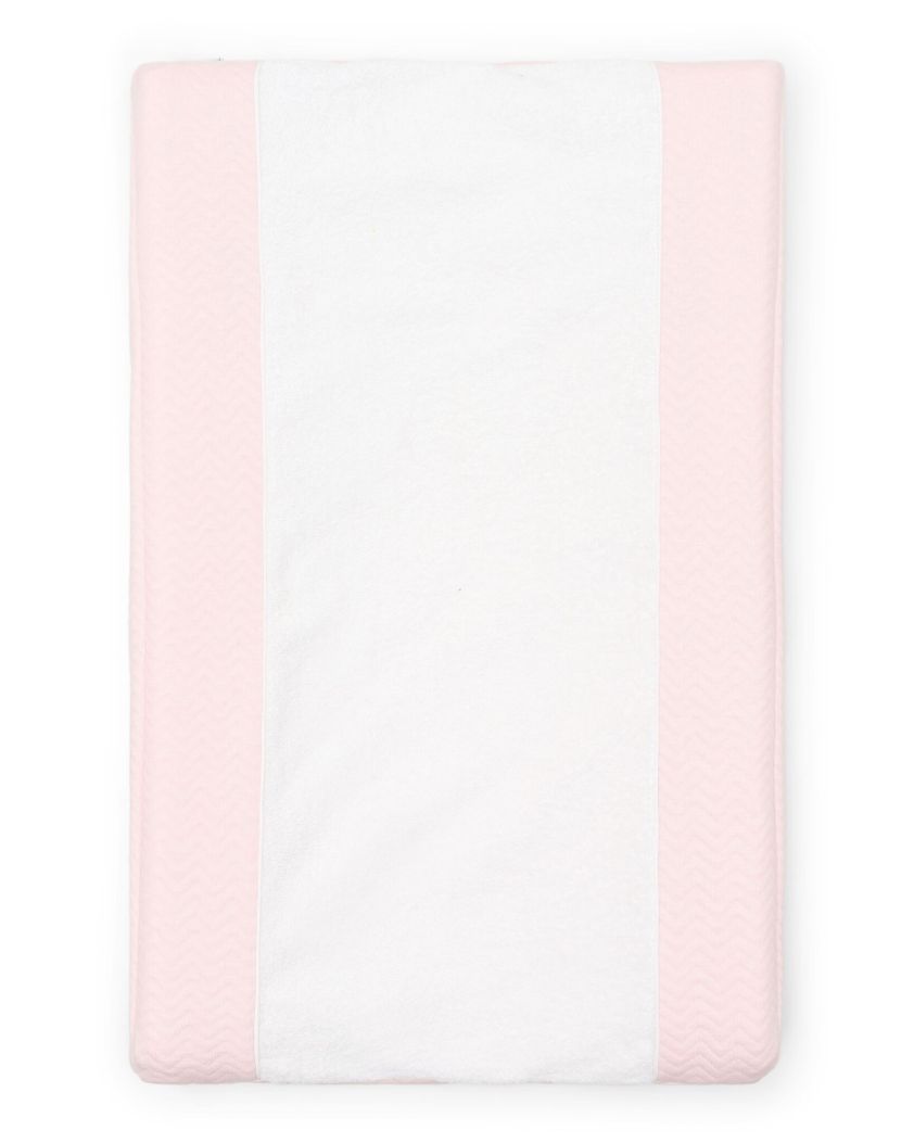 Poetree Kids Changing Mat Cover Chevron Light Pink