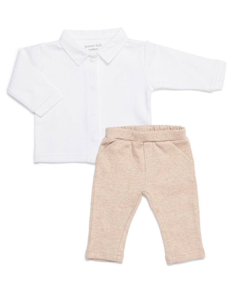 Tutto Piccolo Grijs Vestje Gebreid