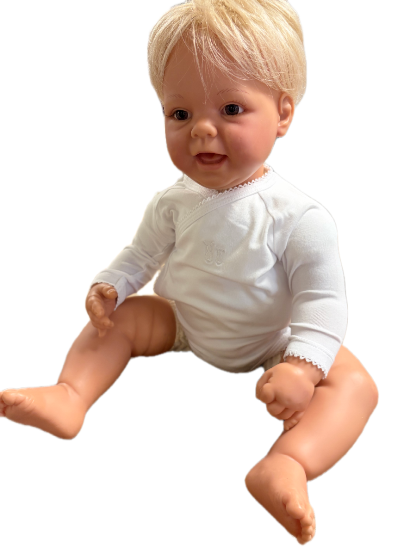 Tutto Piccolo Grijs Vestje Gebreid