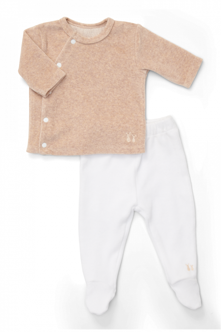 Tutto Piccolo Grijs Vestje Gebreid